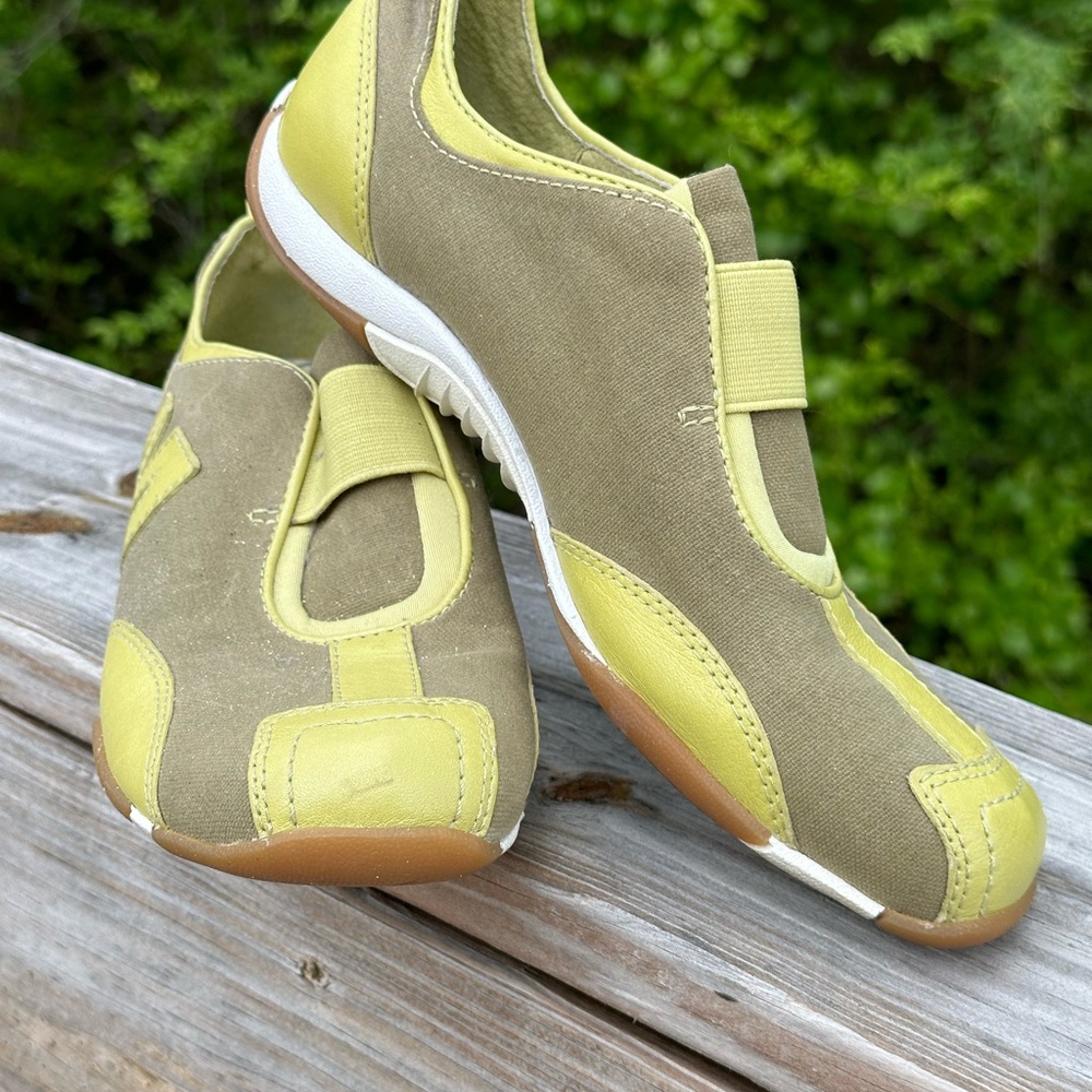 Merrell Green and Yellow Slip-On Shoes
